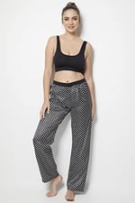 Miorre Puantiyeli Saten Pijama Altı