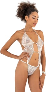 Miorre Taş Detaylı Güpürlü Babydoll