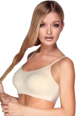 Miorre Ultra Comfort Dikişsiz Yumuşak Kap Sport Sütyen TEN L/XL