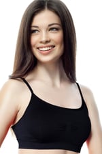 Miorre Ultra Comfort Dikişsiz Yumuşak Kap Sport Sütyen SİYAH L/XL