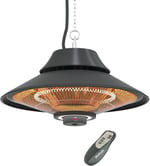MirKraft Elirg R.C LED Işıklı Elektrikli Isıtıcı, 2000 W, Uzaktan Kumandalı, İki Isıtma Kademesi, IP45, Balkon Isıtıcısı, Çadır Isıtıcısı, Kış Bahçesi Isıtıcısı, Karbon Kızılötesi Isıtıcı (Elirg R.C)