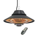 MirKraft Elirg R.C LED Işıklı Elektrikli Isıtıcı, 2000 W, Uzaktan Kumandalı, İki Isıtma Kademesi, IP45, Balkon Isıtıcısı, Çadır Isıtıcısı, Kış Bahçesi Isıtıcısı, Karbon Kızılötesi Isıtıcı (Elirg R.C)