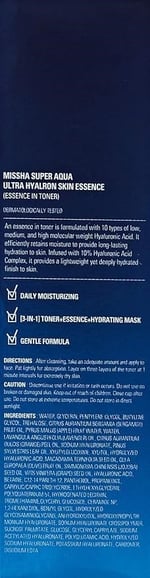 MISSHA MISSHA Super Aqua Ultra Hyalron cilt esansı toner, 200 ml