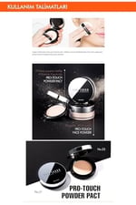 MISSHA Pürüzsüz Görünüm Sağlayan Kompakt Pudra Pro-Touch Powder Pact SPF25 No.23