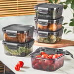 Mithra Life 6 Adet Vakumlu Sızdırmaz Saklama Kabı Seti 400ML 800ML 1400ML MIT1087