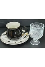 Mithra Life 6 lı Kristal Kahve Yanı Bardak MIT1016