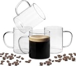 Mithra Life 6'lı Ateşe Dayanıklı Termisil Cam Kupa Bardak 200 ml MIT1015