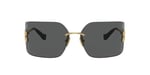 Miu Miu Metal Güneş Gözlüğü, MU-54YS-5AK-5S0, Gold, Kadın