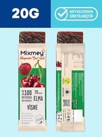 Mixmey Karma 2 Paket Meyve Bar 12 Adet | Glutensiz Ve Vegan Sağlıklı Atıştırmalıklar - 20gr X 12 Adet