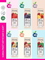 Mixmey Karma 2 Paket Meyve Bar 12 Adet | Glutensiz Ve Vegan Sağlıklı Atıştırmalıklar - 20gr X 12 Adet