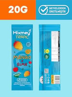 Mixmey Mango Meyve Barı 12 Adet | Sağlıklı Atıştırmalıklar – Vegan, Glutensiz, Koruyucusuz (20GR X 12 ADET)