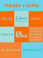Mixmey Mango Meyve Barı 12 Adet | Sağlıklı Atıştırmalıklar – Vegan, Glutensiz, Koruyucusuz (20GR X 12 ADET)
