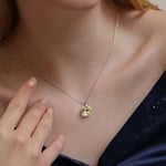 MM Madam&Matmazel Kadın Modası Tek Taş Kolye | Pırlanta Parlaklığında Özel Üretim Zirkon Taşlı Kadın Kolye | 925K Gerçek Gümüş | Garantili QR Kodlu, Kutu, Kese, Gümüş Temizleme Bezi Hediye