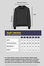 MMETALIC Erkek Bordo Basic Bisiklet Yaka Sweatshirt