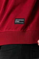 MMETALIC Erkek Bordo Basic Bisiklet Yaka Sweatshirt