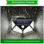 Mobee 100 Led Dış Mekan Solar Aydınlatma Fotoselli Solar Lamba Hareket Sensörlü Güneş Enerjili Lamba
