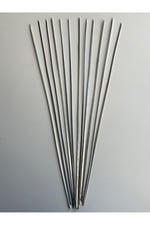 Mobilreyon 10 Adet Ciğer Şişi 60 Cm, Et Mangal Yassı Şiş (Uzunluk 60 Cm)