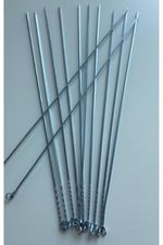 Mobilreyon - 10 Adet Kare Ciğer Kuşbaşı Şiş (Boy:50 Cm, Kalınlık 3 Mm)