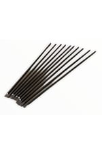 Mobilreyon - 10 Adet Kare Patlıcan Şişi Silme Demir 8Mm Galvanizsiz Silme Şiş(Kara Demir Köşeli) 8Mm 60Cm
