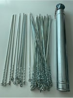Mobilreyon – 20 Adet Kare Ciğer – Kuşbaşı Şiş (50Cm) Ve Şiş Kutusu (50Cm)