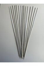 Mobilreyon 30 Adet Ciğer Şişi 60 Cm, Et Mangal Yassı Şiş (Uzunluk 60 Cm)