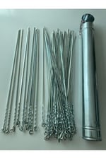 Mobilreyon – 30 Adet Kare Ciğer – Kuşbaşı Şiş (50Cm) Ve Şiş Kutusu (50Cm)