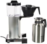 Moccamaster Filtre Kahve Makinesi CDT, Paslanmaz Çelik Termoslu, Parlak Gümüş