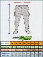 Mocgrande Büyük Beden Basic Eşofman Altı Full Lycra 11516 GRI MELANJ
