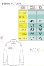 modacix OVERSİZE KAZAYAĞI DESEN JAKARLI DOKUMA KARELİ TUNİK Siyah-Beyaz modacixNM1165