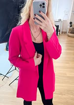 Modaonna Fuşya Blazer Ceket