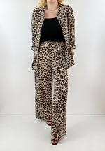 Modaonna Leopar desen mevsimlik gömlek pantolon takım