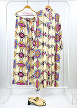 Modaonna Pamuklu Kimono Pantolon Takım