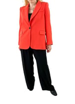 Modaonna Turuncu Astarlı Blazer Ceket