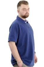 Mode XL Battal Beden Erkek Polo Yaka T-Shirt - Nakışlı Klasik Tasarım, Rahat ve Şık Plus Size Giyim,Geniş Beden Aralığı 20553