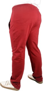 Mode XL Büyük Beden Erkek Eşofman Altı Classic 2 İp 11100 Bordo BORDO 9XL
