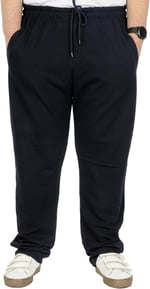 Mode XL Büyük Beden Erkek Eşofman Altı Classic 2 İp 11100 Lacivert LACIVERT 5XL