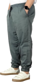Mode XL Büyük Beden Erkek Keten Jogger Bahar 21911B Antrasit
