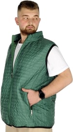 Mode XL Büyük Beden Erkek Yelek Kapitone Yakalı 22601 Yeşil