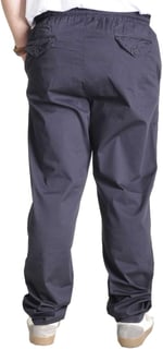 Mode XL Büyük Beden Pantolon Keten Jogger Milano 21913 Lacivert