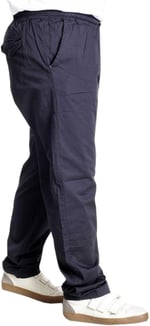 Mode XL Büyük Beden Pantolon Keten Jogger Milano 21913 Lacivert