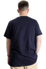 Mode XL Büyük Beden Tshirt V Yaka 20032