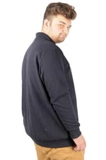 Mode XL Erkek Sweat Polo Recycle Selanik Affiliation B20418 Lacivert