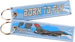 Modern Savaş Uçakları Serisi Born To Fly Motorcu Anahtarlığı, Atv, Utv, 4x4 Anahtarlığı Sırt Çantası ve Fermuar Aksesuarı 2 Li Paket