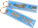 Modern Savaş Uçakları Serisi Born To Fly Motorcu Anahtarlığı, Atv, Utv, 4x4 Anahtarlığı Sırt Çantası ve Fermuar Aksesuarı 2 Li Paket