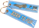 Modern Savaş Uçakları Serisi Born To Fly Motorcu Anahtarlığı, Atv, Utv, 4x4 Anahtarlığı Sırt Çantası ve Fermuar Aksesuarı 2 Li Paket