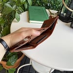 Modica® Montana - Hakiki Deri Minimalist Üçe Katlanabilir Cüzdan