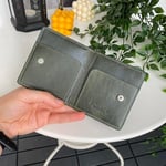 Modica Sazara – Hakiki Deri Süper İnce Minimalist Cüzdan, Modern Tasarım, Gündelik Kullanım, Slim Kartlık