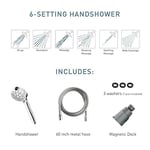 Moen 26100SRN Magnetix Handheld duş başlığı – Spot Resist, fırçalanmış nikel, 26100SRN