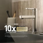 Moen Adler Chrome 3,5 inç 4 fonksiyonlu duş başlığı, çeşitli yüksek basınç seçenekleri, basınç artırıcı duş başlığı, 23026