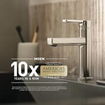 Moen Adler Chrome 3,5 inç 4 fonksiyonlu duş başlığı, çeşitli yüksek basınç seçenekleri, basınç artırıcı duş başlığı, 23026